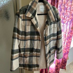 American eagle fleece lined jacket
